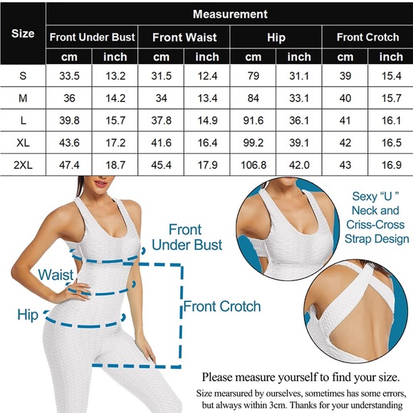 Jumpsuit Sexy Romper Playsuit Backless Yoga Bodysuit Bodycon Fitness Activewear - Picture 7 of 14